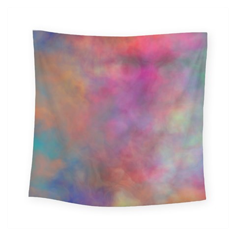 Rainbow Clouds Square Tapestry (Small) from ArtsNow.com