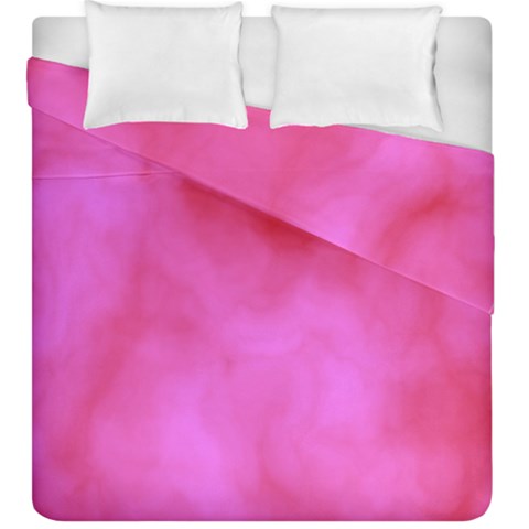 Pink Clouds Duvet Cover Double Side (King Size) from ArtsNow.com