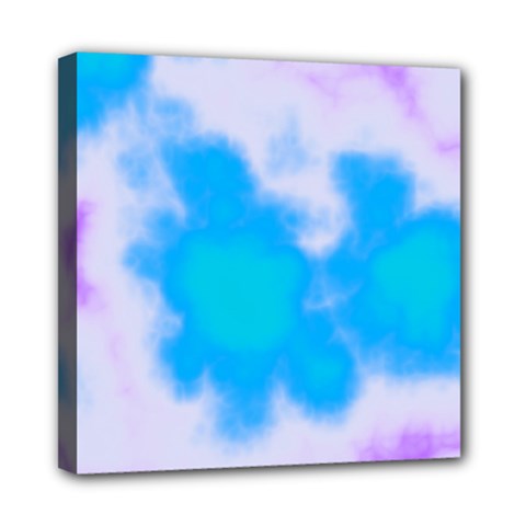 Blue And Purple Clouds Mini Canvas 8  x 8  (Stretched) from ArtsNow.com