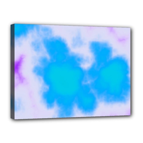 Blue And Purple Clouds Canvas 16  x 12  (Stretched) from ArtsNow.com