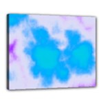 Blue And Purple Clouds Canvas 20  x 16  (Stretched)