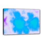 Blue And Purple Clouds Canvas 18  x 12  (Stretched)