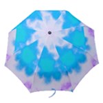 Blue And Purple Clouds Folding Umbrella