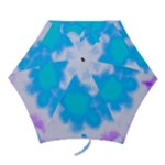 Blue And Purple Clouds Mini Folding Umbrella