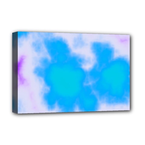 Blue And Purple Clouds Deluxe Canvas 18  x 12  (Stretched) from ArtsNow.com