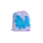 Blue And Purple Clouds Drawstring Pouch (Small)