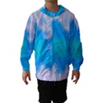 Blue And Purple Clouds Hooded Wind Breaker (Kids)