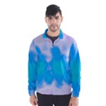 Blue And Purple Clouds Wind Breaker (Men)