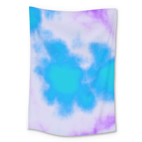 Blue And Purple Clouds Large Tapestry from ArtsNow.com