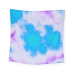 Blue And Purple Clouds Square Tapestry (Small)