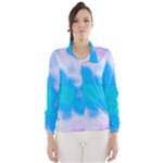 Blue And Purple Clouds Wind Breaker (Women)