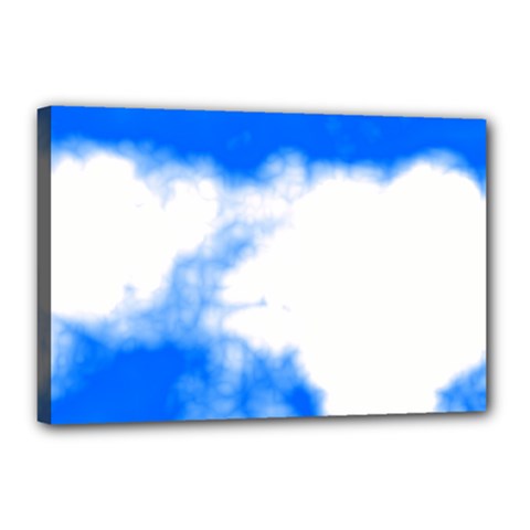 Blue Cloud Canvas 18  x 12  (Stretched) from ArtsNow.com