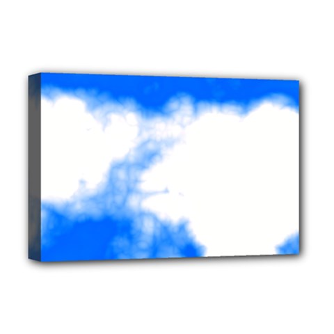 Blue Cloud Deluxe Canvas 18  x 12  (Stretched) from ArtsNow.com