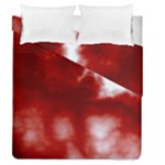 Cherry Cream Sky Duvet Cover Double Side (Queen Size)