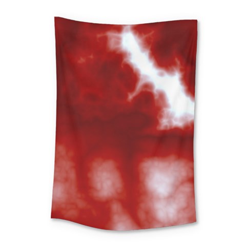 Cherry Cream Sky Small Tapestry from ArtsNow.com