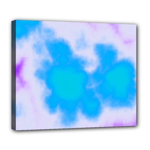 Blue And Purple Clouds Deluxe Canvas 24  x 20  (Stretched) from ArtsNow.com