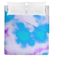 Blue And Purple Clouds Duvet Cover Double Side (Queen Size) from ArtsNow.com