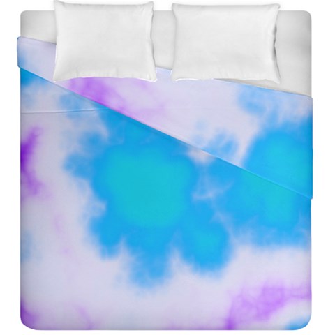 Blue And Purple Clouds Duvet Cover Double Side (King Size) from ArtsNow.com