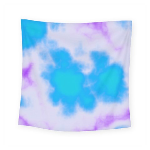 Blue And Purple Clouds Square Tapestry (Small) from ArtsNow.com