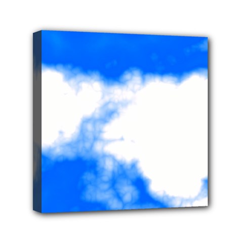 Blue Cloud Mini Canvas 6  x 6  (Stretched) from ArtsNow.com