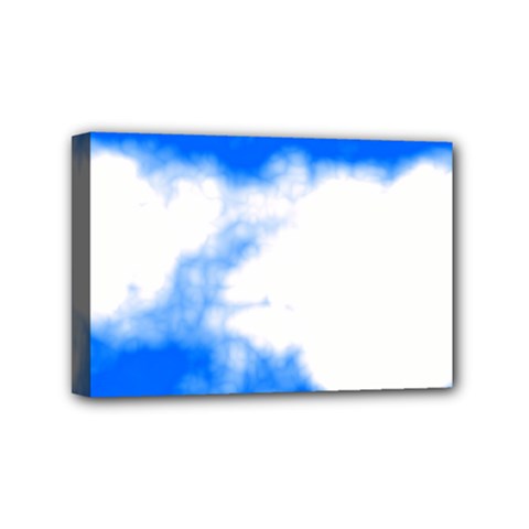 Blue Cloud Mini Canvas 6  x 4  (Stretched) from ArtsNow.com