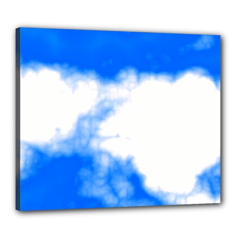 Blue Cloud Canvas 24  x 20  (Stretched) from ArtsNow.com