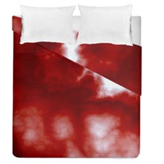 Cherry Cream Sky Duvet Cover Double Side (Queen Size) from ArtsNow.com