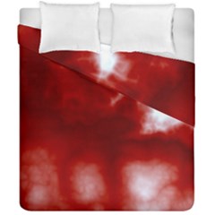 Cherry Cream Sky Duvet Cover Double Side (California King Size) from ArtsNow.com