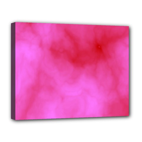 Pink Clouds Canvas 14  x 11  (Stretched) from ArtsNow.com