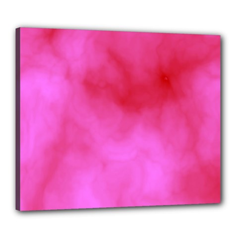 Pink Clouds Canvas 24  x 20  (Stretched) from ArtsNow.com