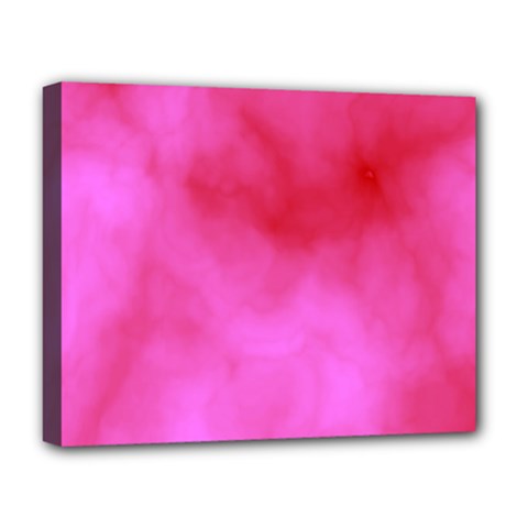 Pink Clouds Deluxe Canvas 20  x 16  (Stretched) from ArtsNow.com