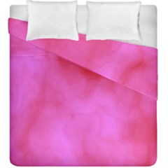 Pink Clouds Duvet Cover Double Side (King Size) from ArtsNow.com