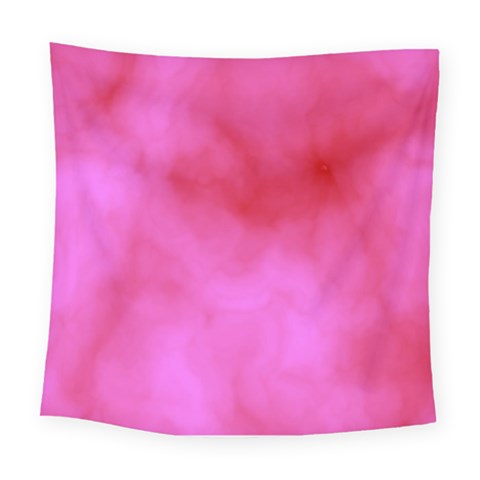 Pink Clouds Square Tapestry (Large) from ArtsNow.com