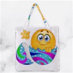 Easter egg Emoji Grocery Tote Bag