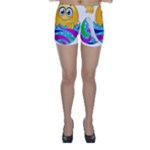 Easter egg Emoji Skinny Shorts