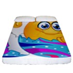 Easter egg Emoji Fitted Sheet (King Size)