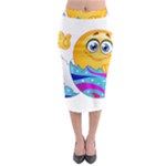 Easter egg Emoji Midi Pencil Skirt