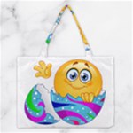 Easter egg Emoji Medium Tote Bag