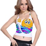 Easter egg Emoji Spaghetti Strap Bra Top