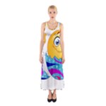 Easter egg Emoji Sleeveless Maxi Dress