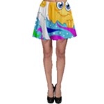 Easter egg Emoji Skater Skirt