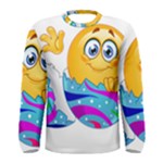 Easter egg Emoji Men s Long Sleeve Tee