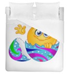 Easter egg Emoji Duvet Cover (Queen Size)