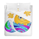 Easter egg Emoji Duvet Cover Double Side (Full/ Double Size)