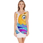 Easter egg Emoji Bodycon Dress