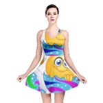 Easter egg Emoji Reversible Skater Dress