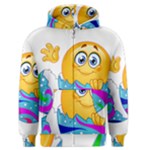 Easter egg Emoji Men s Zipper Hoodie