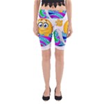 Easter egg Emoji Yoga Cropped Leggings