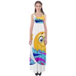 Easter egg Emoji Empire Waist Maxi Dress