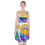 Easter egg Emoji Racerback Midi Dress